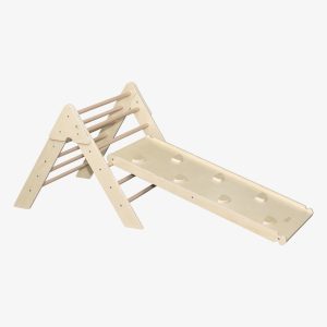 Tryco - Houten klimrek met glijbaan