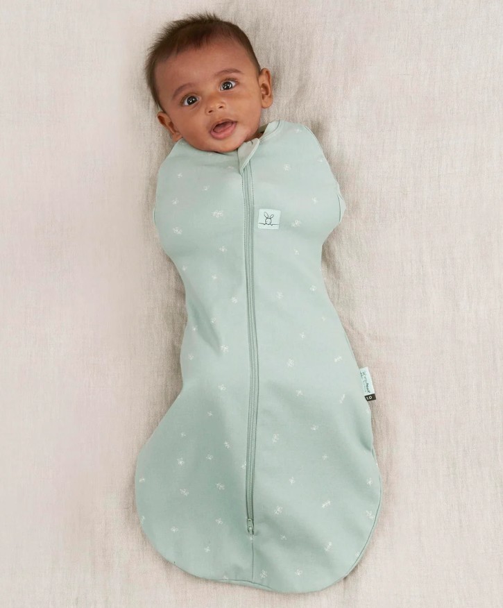 Ergopouch - Cocoon Inbaker Slaapzak, 1,0 Tog - 0-3 Maanden - Sage