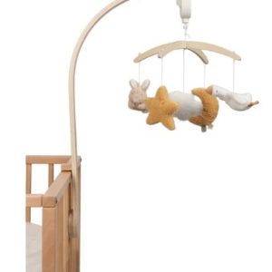 Little Dutch - Houten muziekmobiel - Beige - Newborn Naturals