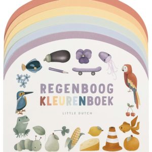 Little Dutch - Kinderboek Regenboog Kleurenboek