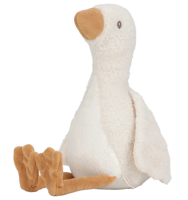 Little Dutch - Knuffel Gans 25 cm - Wit - Little Goose