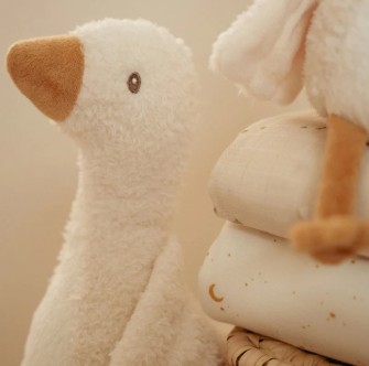 Little Dutch - Knuffel Gans 25 cm - Wit - Little Goose
