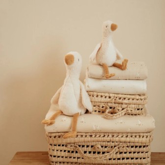 Little Dutch - Knuffel Gans 25 cm - Wit - Little Goose