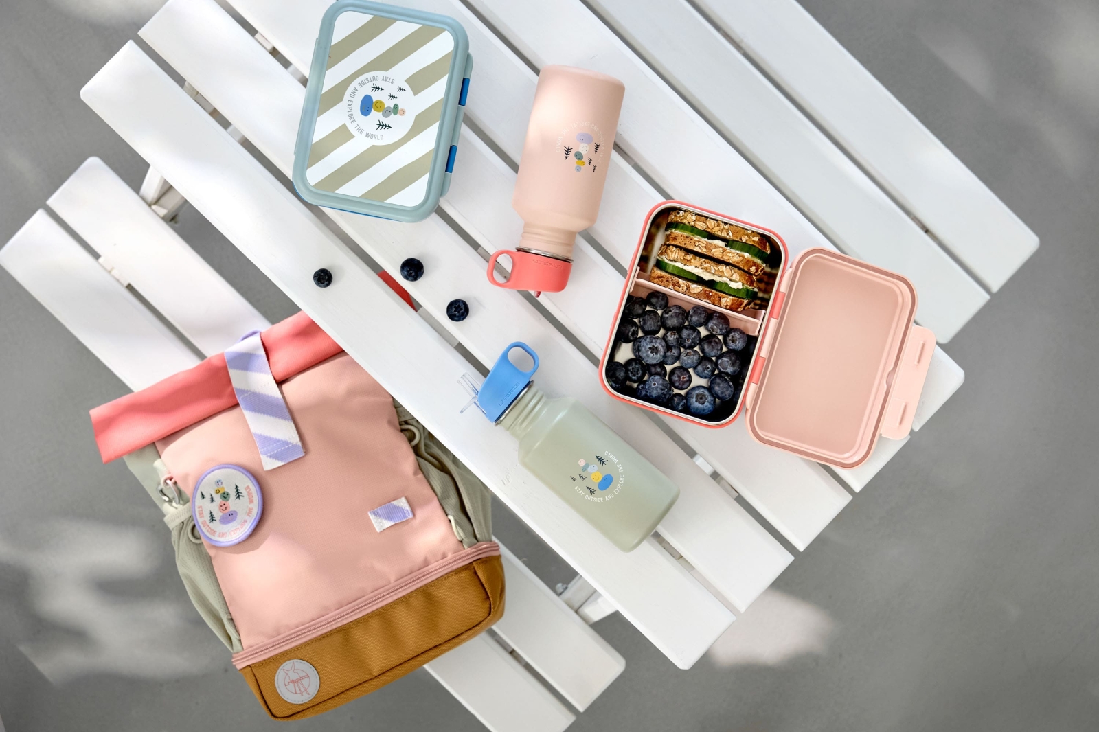 Lässig - Bottle Stainless Steel Sunny Explorer, rose pink