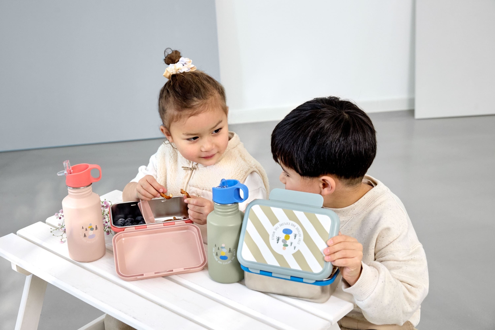 Lässig - Bottle Stainless Steel Sunny Explorer, rose pink COPY