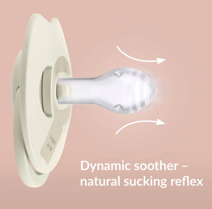 Difrax - Dynamic fopspeen Prime Glow 0-6M - Ivory/Blush