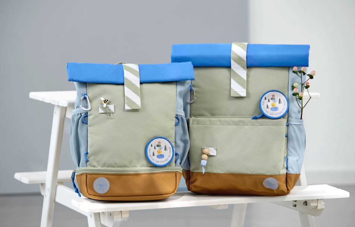 Lässig - Mini Rolltop Backpack Sunny Explorer green/blue