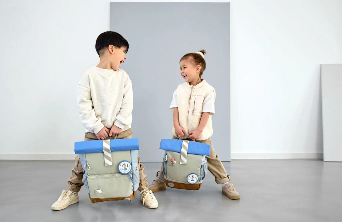 Lässig - Mini Rolltop Backpack Sunny Explorer green/blue