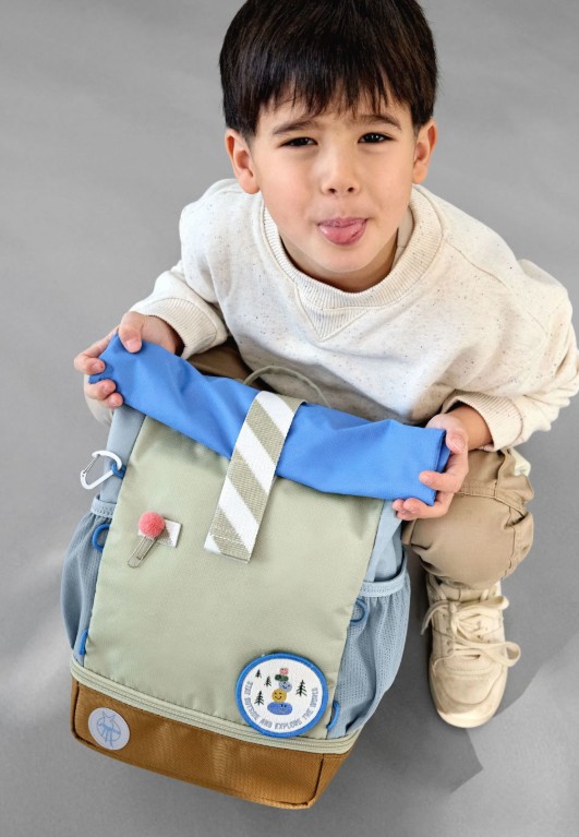 Lässig - Mini Rolltop Backpack Sunny Explorer green/blue