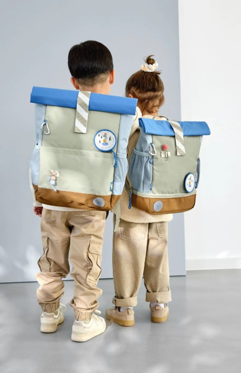 Lässig - Mini Rolltop Backpack Sunny Explorer green/blue