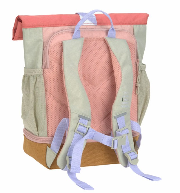 Lässig - Mini Rolltop Backpack Sunny Explorer rose/pink