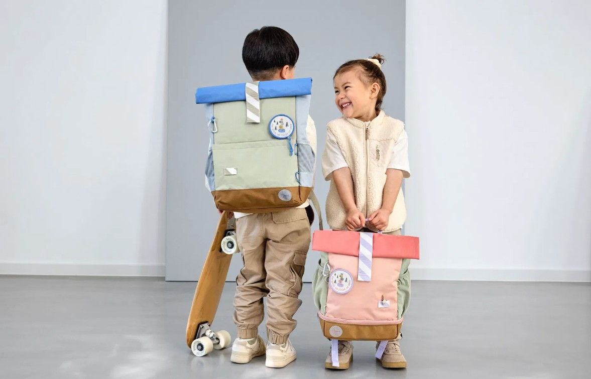 Lässig - Mini Rolltop Backpack Sunny Explorer rose/pink