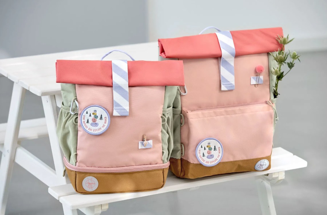 Lässig - Mini Rolltop Backpack Sunny Explorer rose/pink