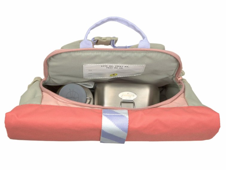 Lässig - Mini Rolltop Backpack Sunny Explorer rose/pink