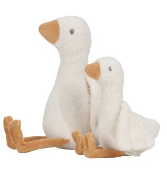 Little Dutch - Knuffel Gans 25 cm - Wit - Little Goose