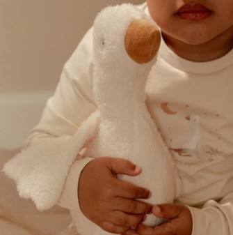 Little Dutch - Knuffel Gans 25 cm - Wit - Little Goose