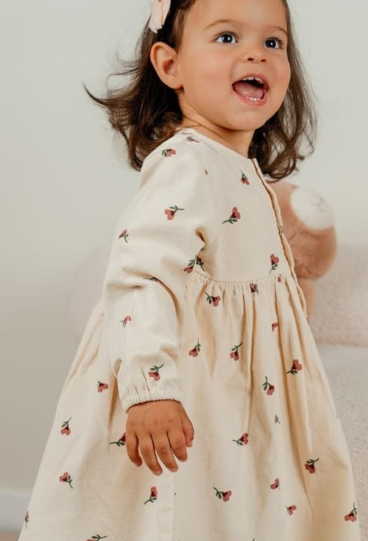 Noukie's - Corduroy jurkje en legging in geribde jersey