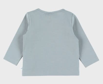 Noukie's - Groen jersey T-shirt met lange mouwen en tijgerprint