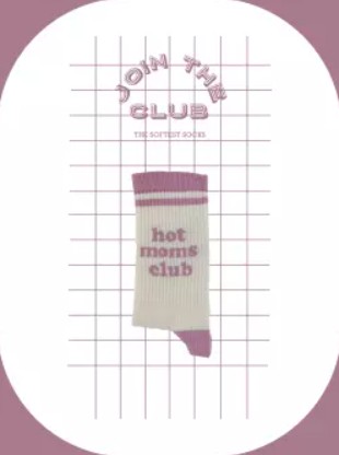 Join The Club Socks - Hot moms club pink - 37-41
