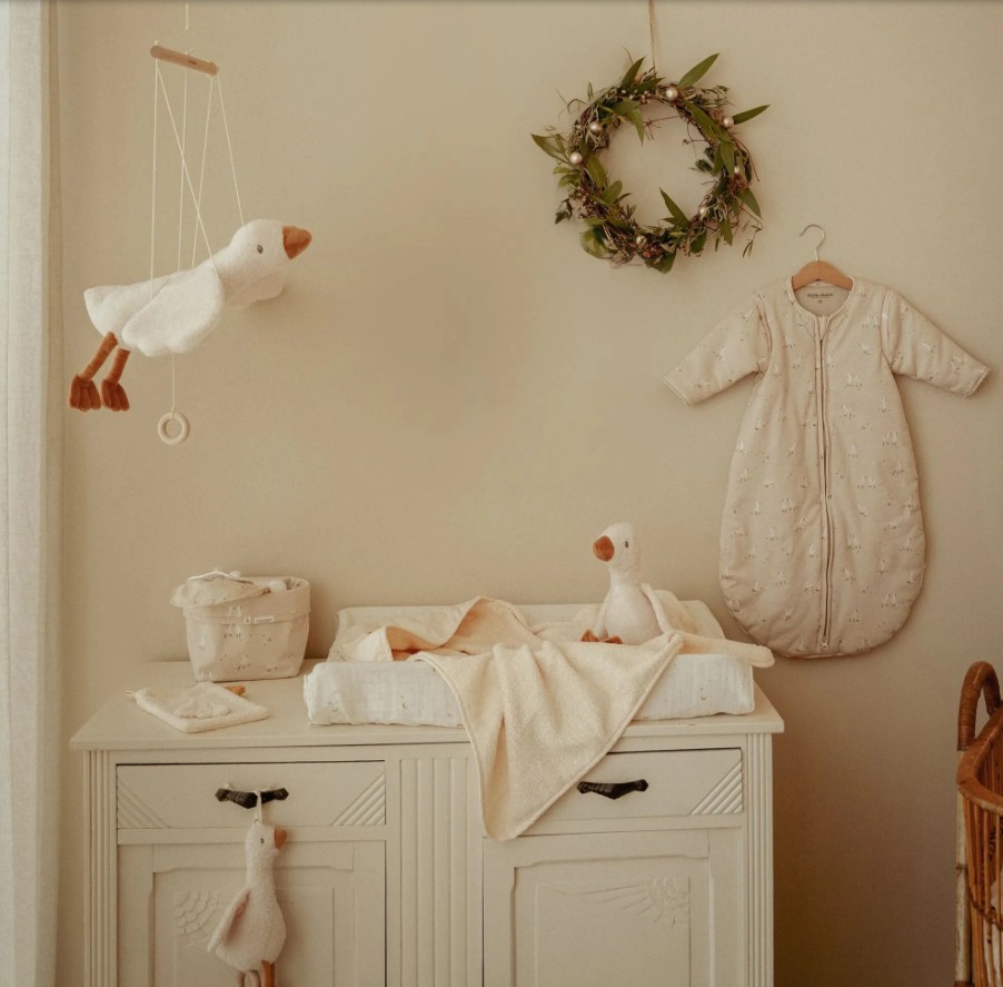 Little Dutch - Newborn Naturals - Little Goose - Badcape en washandje
