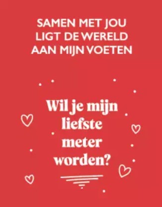 Minimou - Sokken - Wil jij mijn meter worden? Meter uit de duizend - 37-41