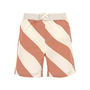 Lassig - Board Shorts - Stripes Clay/Sea Salt