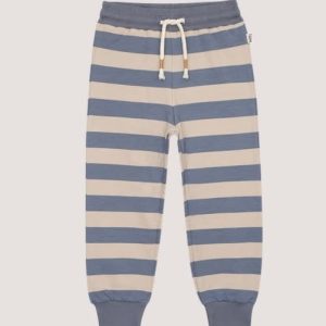 House of Jamie - Sweatpants: Chalk Blue Stripes