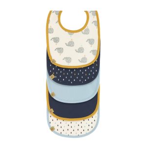 Lässig - Value Pack Bib 5 pcs Little Water Whale