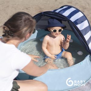 Babymoov - Aquani Anti-UV Mariniere: Speelnest, extra bed, zwembadje