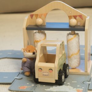 Egmont Toys - Vilten huisje - autowasstraat met miniatuurvriendje