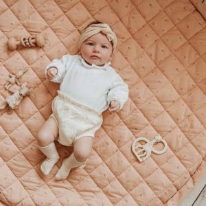 Play & Go - Speeltapijt Baby Soft/Opbergzak (organic) - Fleuri
