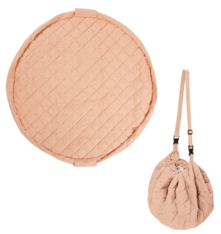Play & Go - Speeltapijt Baby Soft/Opbergzak (organic) - Fleuri