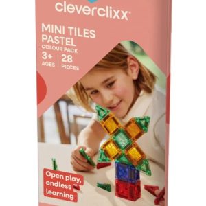 Cleverclixx - Mini Tiles Pack Pastel | 28 stuks